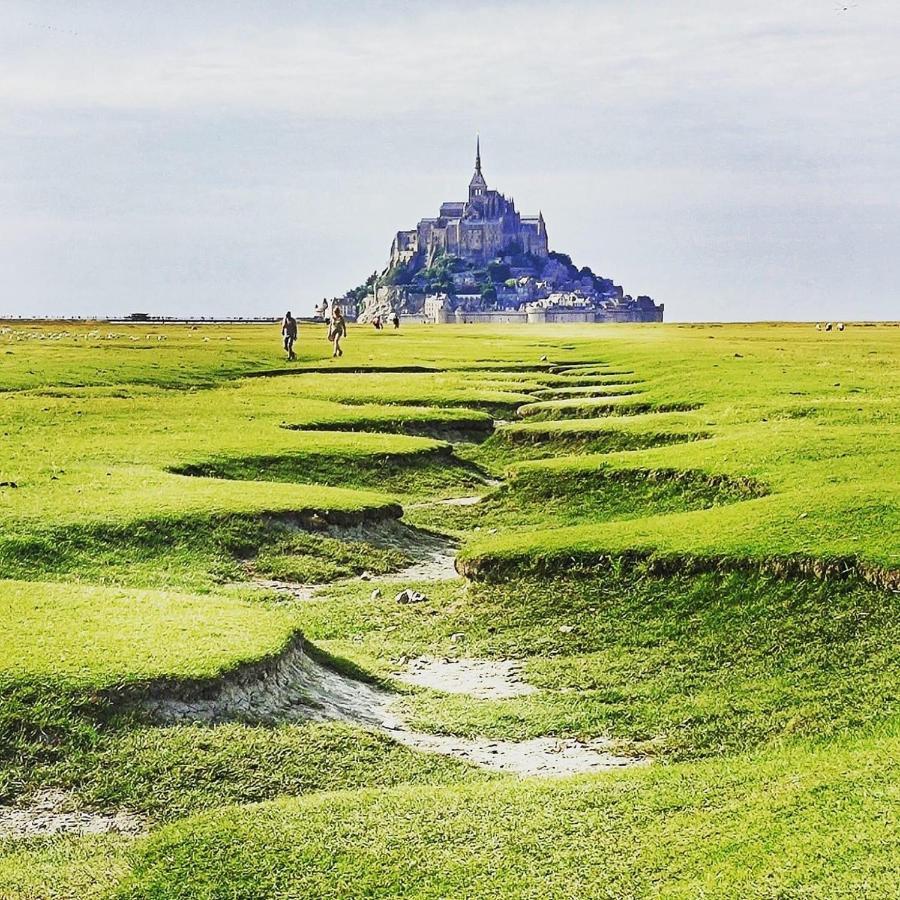 Baie Mt St Michel , Jullouville , Villa Caprice Rdc , 50 M Mer ,7 Pers , Pres Plage Dday Exteriör bild