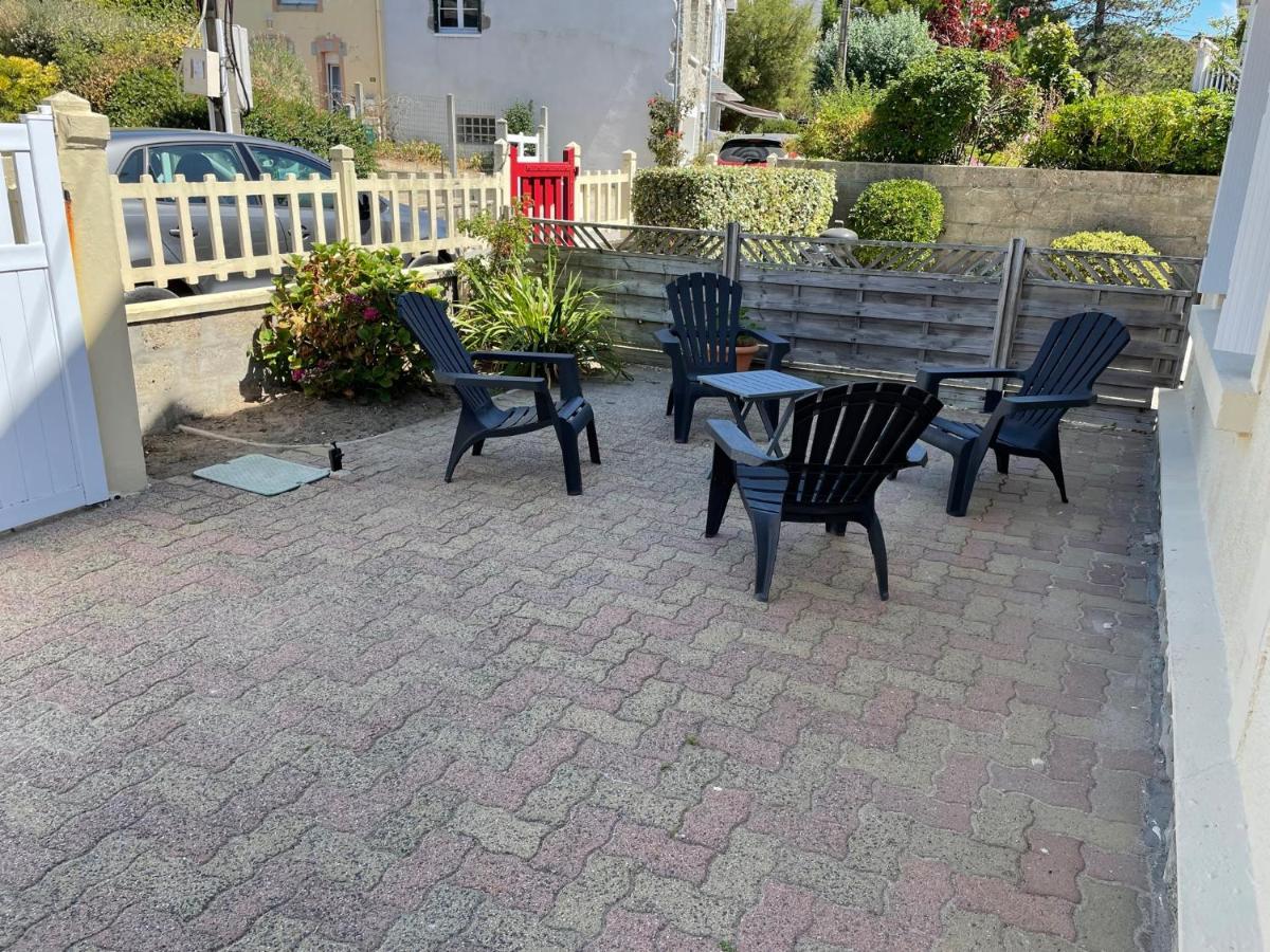 Baie Mt St Michel , Jullouville , Villa Caprice Rdc , 50 M Mer ,7 Pers , Pres Plage Dday Exteriör bild