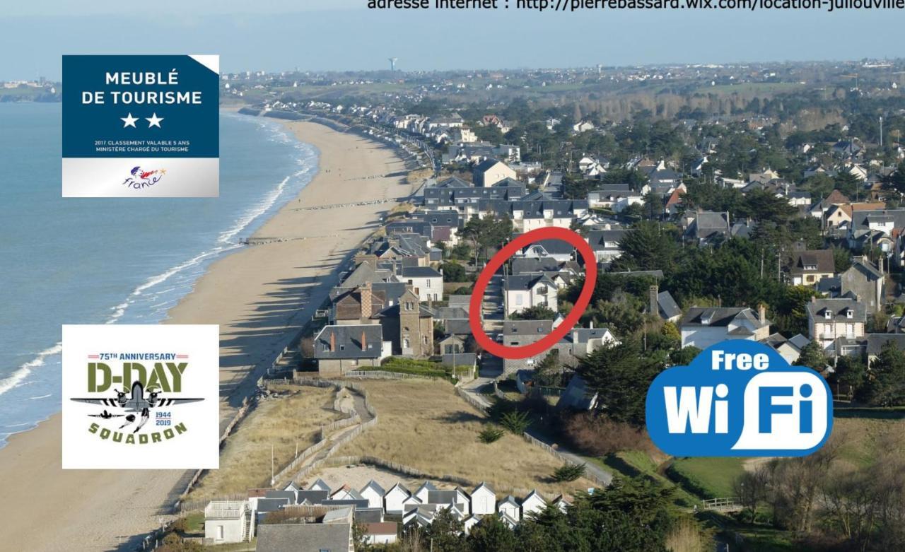 Baie Mt St Michel , Jullouville , Villa Caprice Rdc , 50 M Mer ,7 Pers , Pres Plage Dday Exteriör bild
